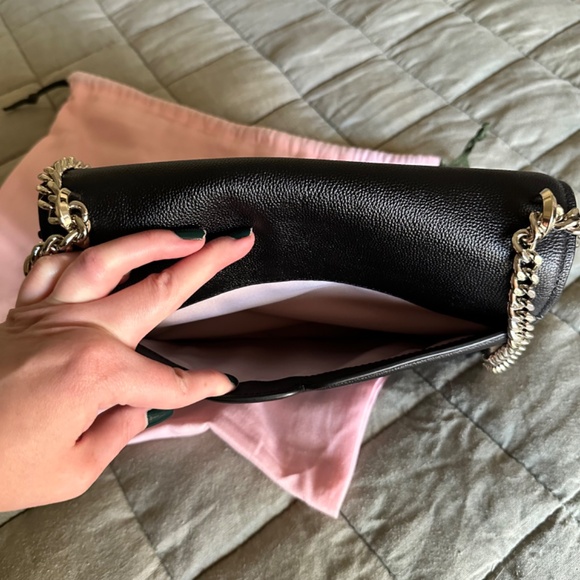 Kate Spade Black Locket Large Flap Shoulder Bag - Picture 10 of 10